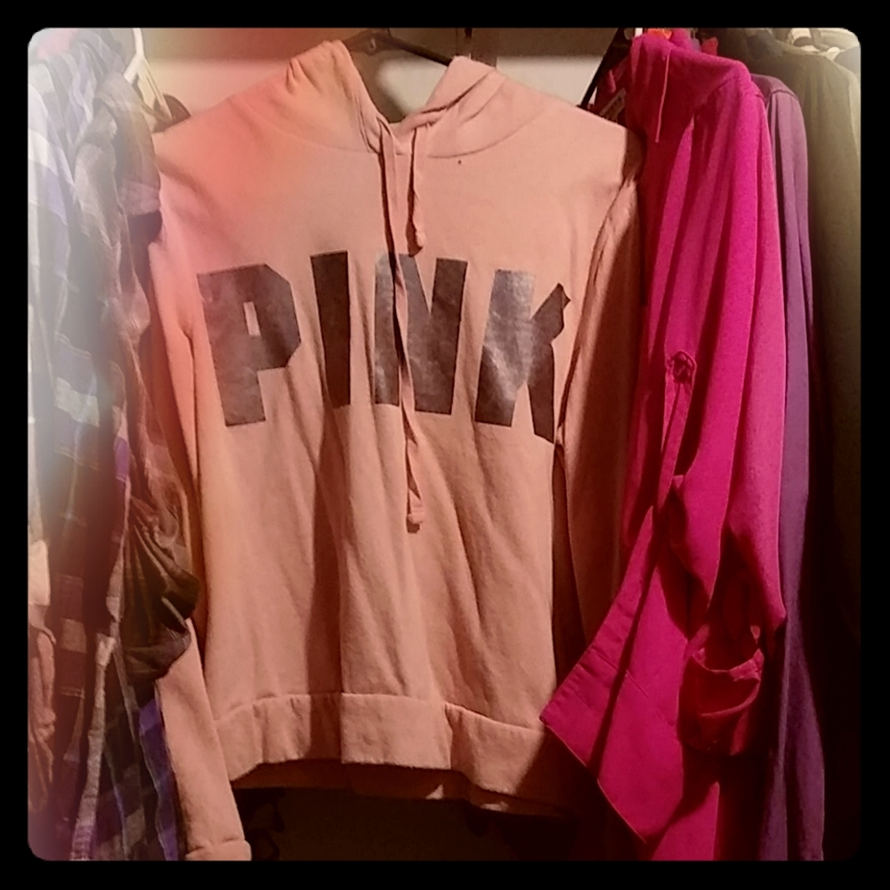 Pink hoodie